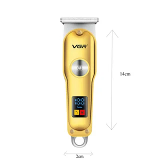 ماشین اصلاح موی سر و صورت وی جی ار مدل V-290 با تیغه استیل ضد زنگ، نمایشگر دیجیتال، قابلیت 102361841